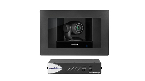 Система с камерой RoboSHOT IW (Clear Glass) OneLINK Bridge Kit [999-9966-201] Vaddio [999-9966-201] черная рамка