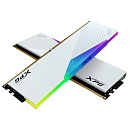 Память DDR5 2x32GB 6400MHz A-Data AX5U6400C3232G-DCLARWH XPG Lancer RGB RTL PC5-51200 CL32 DIMM 288-pin 1.4В kit dual rank с радиатором Ret