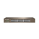 Коммутатор IP-COM G1024D Коммутатор неуправляемый, 24 порта 24x1 Гбит/с, установка в стойку, металлический корпус