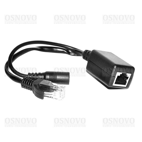 Пассивный PoE-инжектор/PoE-сплиттер OSNOVO PPK-11 Пассивный комплект (инжектор + сплиттер) для передачи PoE по кабелю Cat 5e. Предназначен для питания