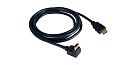Высокоскоростной кабель HDMI Kramer Electronics [C-HM/RA-3] с одним угловым разъемом, 0,9 м
