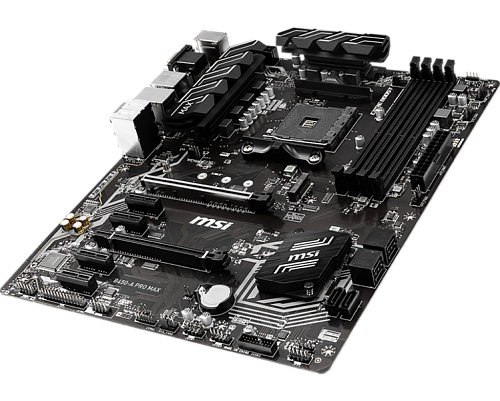 MSI B450-A PRO MAX AM4 AMD B450 4xDDR4 ATX AC97 GbLAN RAID+VGA+DVI+HDMI ATX