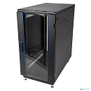 ЦМО Шкаф телекоммуникационный напольный 24U (600 x 1000) дверь стекло, чёрный, ШТК-М-24.6.10-1ААА-9005