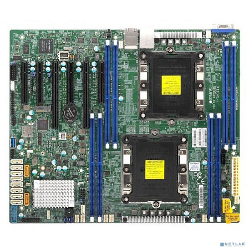 Supermicro MBD-X11DPL-I-B OEM {2 x P (LGA 3647), 8 DIMM slots, Intel C621 controller for 10 SATA3 (6 Gbps) ports; RAID 0,1,5,10; Dual LAN with Lewisbu