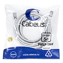 Патч-корд Cabeus PC-FTP-RJ45-Cat.5e-20m-LSZH Патч-корд F/UTP, категория 5е, 2xRJ45/8p8c, экранированный, серый, LSZH, 20м