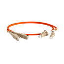 Кабельная сборка Hyperline FC-D2-50-LC/PR-SC/PR-H-2M-LSZH-OR Кабель патч-корд волоконно-оптический Hyperline FC-50-LC-SC-PC-2M duplex,LSZH,2 м
