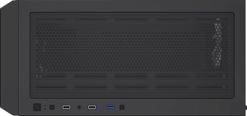 Компьютерный корпус mATX, без блока питания/ Gamemax DEFENDER TG mATX case, black, w/o psu, w/1xUSB3.0+2xUSB2.0, Combo Audio, w/3x12cm ARGB front fan