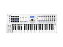 MIDI клавиатура [230622] Arturia [KeyLab mkII 49 White] 49 клавиш, чувствительных к силе нажатия с послекасанием, 16 пэдов с RGB-подсветкой, 9 фейдеро