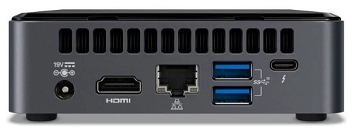 Intel NUC 10 Performance kit NUC10i7FNK with Intel Core i7-10710U, M.2 SSD, HDMI 2.0a; USB-C (DP1.2), w/ EU cord, (INBXNUC10I7FNK2)