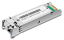 TP-Link 1000Base-BX WDM Двунаправленный SFP-модуль, TX: 1310 нм, RX: 1550 нм, 1 симплексный разъём LC, расстояние передачи до 2 км по кабелю SMF 9/125