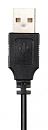 Наушники с микрофоном Hama HS-USB300 черный 2м мониторные оголовье (00139924)