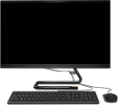Моноблок/ Lenovo IdeaCentre AIO 3 27IMB05 27"(1920x1080)/Intel Core i3 10100T(3Ghz)/8192Mb/1000+256SSDGb/DVDrw/Int:Intel UHD Graphics 630/BT/WiFi