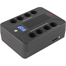 Линейно-интерактивный ИБП ДКС серии Info PDU, 600 ВА/360 Вт, 1/1,8xSchuko, LCD, 1x7Aч