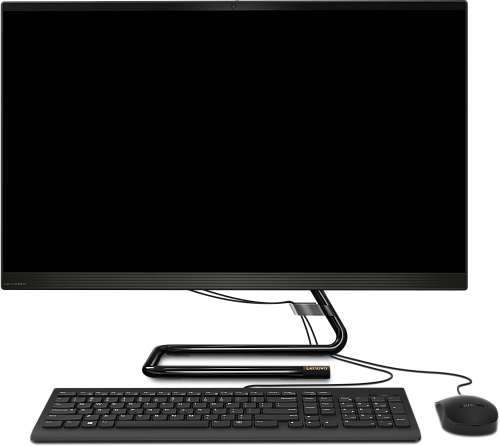 Моноблок/ Lenovo IdeaCentre AIO 3 27IMB05 27"(1920x1080)/Intel Core i3 10100T(3Ghz)/8192Mb/1000+256SSDGb/DVDrw/Int:Intel UHD Graphics 630/BT/WiFi