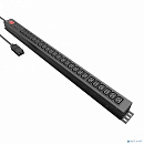 NTSS Блок распр.питания NTSS, Basic, 1ф16А, 3.7кВт, выкл. с подсв., 1 гидр.авт., (24)С13, сталь, 3м каб., вил. IEC 60320 C20 NTSS-PDU-KB2524-3C20