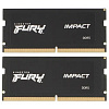 Оперативная память KINGSTON Память оперативная/ 32GB 4800MT/s DDR5 CL38 SODIMM (Kit of 2) FURY Impact PnP