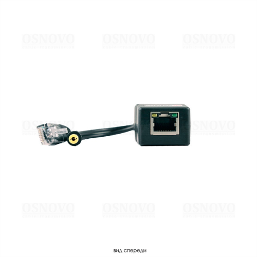 PoE-сплиттер OSNOVO PoE Splitter/3 PoE-сплиттер Fast Ethernet. Соответствует стандартам PoE IEEE 802.3af/at. Предназначен для питания оконечных сетевы