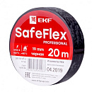 EKF plc-iz-sf-b Изолента ПВХ черная 19мм 20м серии SafeFlex