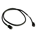 Кабель ACD-SFF8643-06M, INT, SFF8643-SFF8643 (HDmSAS -to- HDmSAS internal cable, w/SideBand), 60cm (аналог LSI00403, 2282200-R) (6705047-60)