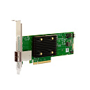 HBA-адаптер Broadcom 9500-8e SGL (05-50075-01 / 03-50075-01002) PCIe Gen4 x8 LP, Tri-Mode SAS/SATA/NVMe 12G HBA, 8port(2*ext SFF8644), 3808 IOC