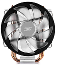 DEEPCOOL GAMMAXX300B LGA1700/1200/115X/AM5/AM4 (24шт/кор, TDP 130Вт, PWM, Blue Led Fan 120mm, 3 тепл. трубки прямого контакта) RET вент-р,17.8~21dB(A)