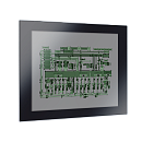 Промышленный монитор Nodka PANEL5000-D172-LU с резистивным сенсорным экраном. Дисплей 17", True Flat (плоскопанельный дизайн), пылевлагозащита передне