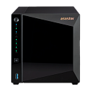 Сетевое хранилище ASUSTOR AS3304T V2 4-Bay NAS/MPl/ARM64 64-bit 1.7GHz/2GBDDR4/noHDD,LFF(HDD,SSD),/1x2.5GbE(LAN)/3xUSB3.2