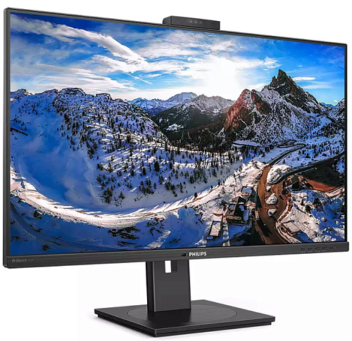 31,5" Philips 326P1H 2560x1440 75Гц IPS W-LED 16:9 4ms(GtG) HDMI DP USB-C 3.2 4*USB 3.2 RJ45 webcamera 50M:1 1000:1 178/178 350cd Tilt HAS Sviwel Spe