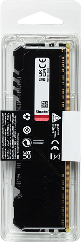Память оперативная/ Kingston 8GB 2666MHz DDR4 CL16 DIMM FURY Beast RGB