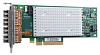 QLogic QLE2694L 16Gb Quad Port FC HBA, x8 PCIe Gen3, LC multi-mode optic - Low Profile