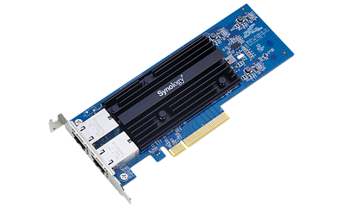 Synology 10 Gigabit dual port RJ-45 PCIe 3.0 4x adapter(incl LP and FH bracket)