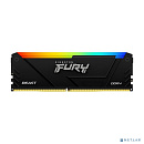 Память оперативная/ Kingston 16GB 2666MT/s DDR4 CL16 DIMM 1Gx8 FURY Beast RGB
