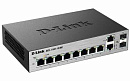 Коммутатор D-LINK DGS-1100-10/ME/A2A 8x1Гбит/с 2xКомбо(1000BASE-T/SFP) управляемый
