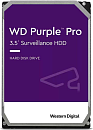 Жесткий диск Western Digital Purple Pro HDD 3.5" SATA 18Tb, 7200 rpm, 512MB buffer (DV&NVR + AI), WD181PURP, 1 year