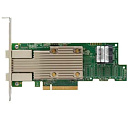 HBA-адаптер Broadcom 9400-8i8e SGL (05-50031-02 / 05-50031-18005 / 03-50031-18005) PCIe 3.1 x8 LP, Tri-Mode SAS/SATA/NVMe 12G HBA, 16port(2*int SFF864