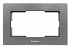 Рамка Panasonic Karre Plus WKTF08092DG-RU декоративная 1x пластик дымчатый (упак.:1шт)
