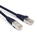 Hyperline PC-LPM-STP-RJ45-RJ45-C5e-10M-LSZH-BK Патч-корд F/UTP, экранированный, Cat.5е, LSZH, 10 м, черный