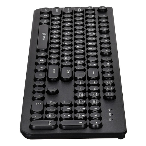 Клавиатура Oklick 400MR черный USB slim [1070512]