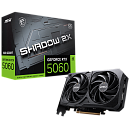 Видеокарта MSI RTX5060 SHADOW 2X OC 8GB GDDR7 128bit 3xDP HDMI 2FAN RTL