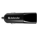 Defender Автомобильное ЗУ ECA-24 2xUSB, 5V/2.4А (83824)