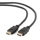Кабель Cablexpert Кабель HDMI 19F/19F, v2.0, 4K, 18 Гбит/с, медь, позол.контакты, экран, 1.8м, черный, пакет