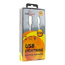 Cablexpert Кабель для Apple CC-G-APUSB01W-0.5M, AM/Lightning, серия Gold, длина 0.5м, белый, блистер