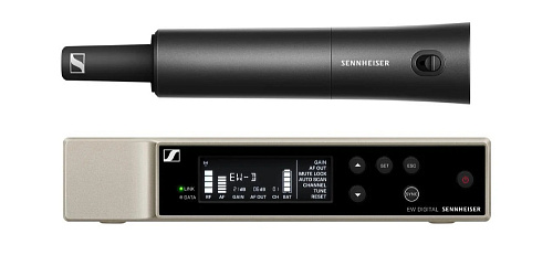 Радиосистема [508760] Sennheiser [EW-D SKM-S BASE SET (Q1-6)] Беспроводная цифровая РЧ-система, 470.2-526 МГц, до 90 каналов, рэковый приёмник EW-D EM