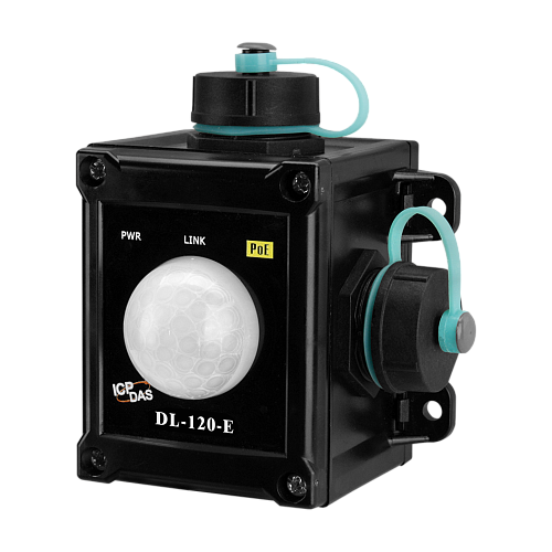 Датчик освещенности с функцией регистрации данных, интерфейс Ethernet/RS-485 и PoE (черный корпус)