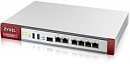 Межсетевой экран Zyxel USG FLEX 200 (USGFLEX200-RU0102F) 10/100/1000BASE-TX/SFP компл.:набор подписок на 1 год AS/AV/CF/IDP серебристый (упак.:1шт)