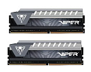 Модуль памяти PATRIOT Viper Elite Gaming DDR4 Общий объём памяти 16Гб Module capacity 8Гб Количество 2 2666 МГц Множитель частоты шины 16 1.2 В серый