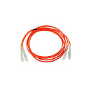 VCOM VDU202-5M Оптический шнур SC-SC,UPC, MM (многомодовый), Duplex, VCOM <VDU202-5M>