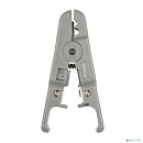 Инструмент обжимной Hyperline WRline WR-501B Стрипер для зачистки и обрезки витой пары (UTP/STP) и телефонного кабеля 3,2-9 мм, с возможностью регулир