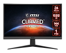 MSI Optix G24C6 23.6" 16:9 FHD(1920x1080)VA Curve 1500R,1ms(MPRT),3000:1,100M:1,250nit,178/178,2xHDMI 1.4,1xDP 1.2,Tilt,VESA,144HZ,1y w-ty