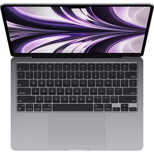 Ноутбук Apple/ 13-inch MacBook Air: Apple M2 with 8-core CPU, 10-core GPU/8Gb/512GB SSD - Space Gray/RU